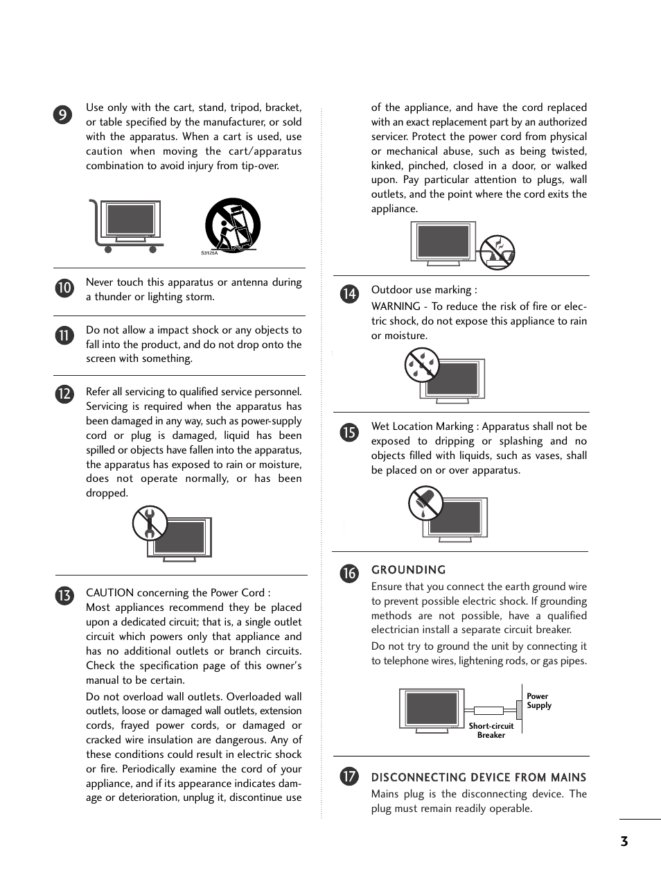 LG 20LS7D User Manual | Page 5 / 74