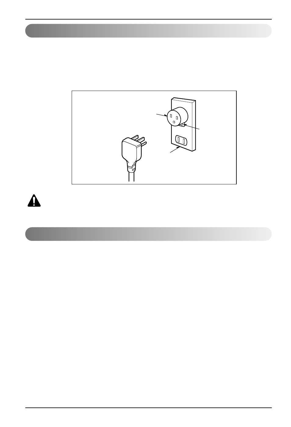 Temporary use of an adapter, Temporary use of an extension cord | LG LD650EAL User Manual | Page 10 / 32