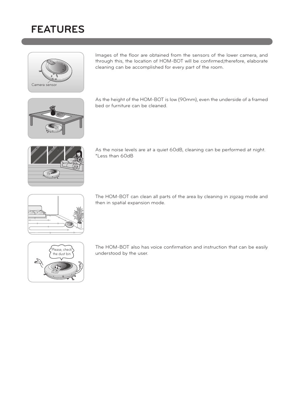 Features | LG LrV590S User Manual | Page 3 / 36