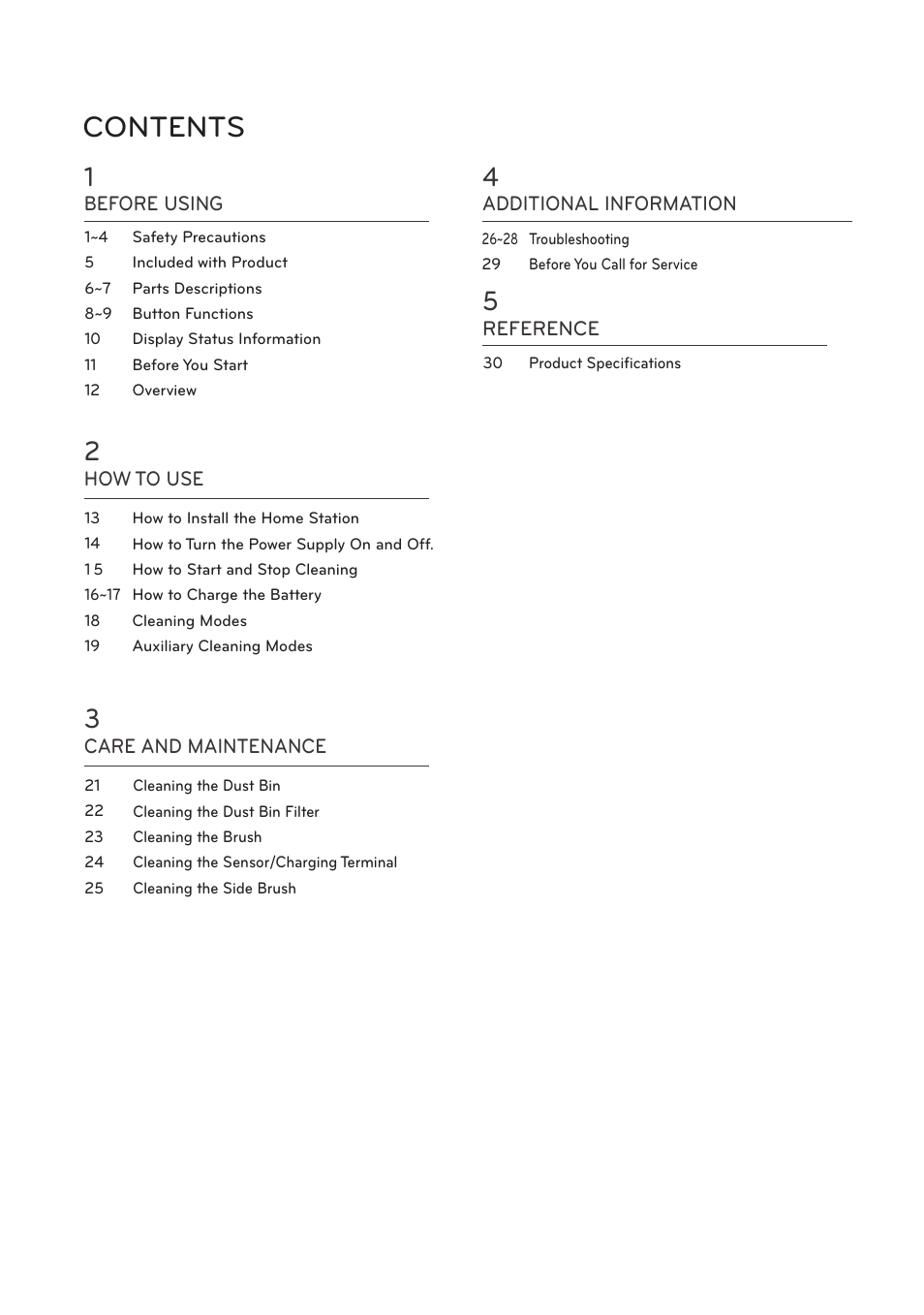 LG LrV590S User Manual | Page 4 / 36