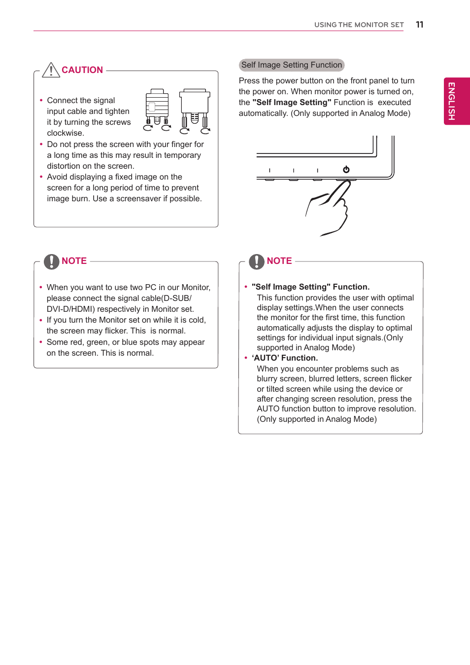 LG IPS235V-BN User Manual | Page 11 / 26