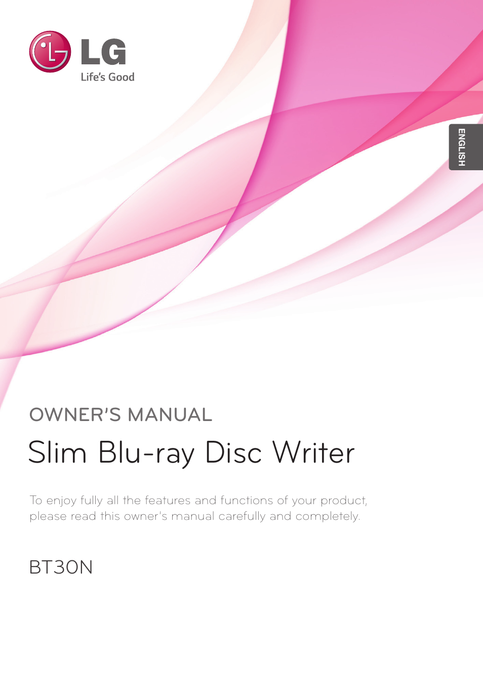 LG BT30N User Manual | 13 pages