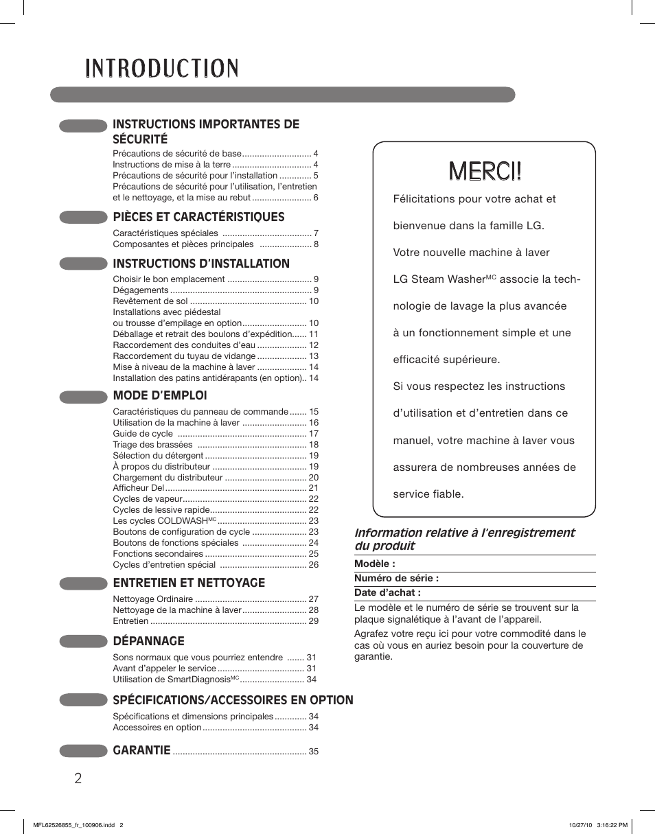 Merci | LG WM3360HRCA User Manual | Page 74 / 108