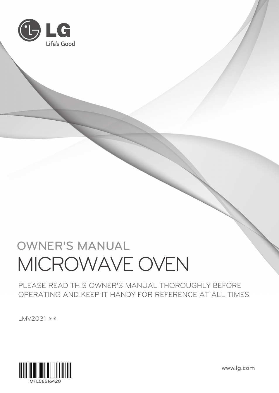 LG LMV2031SB User Manual | 32 pages