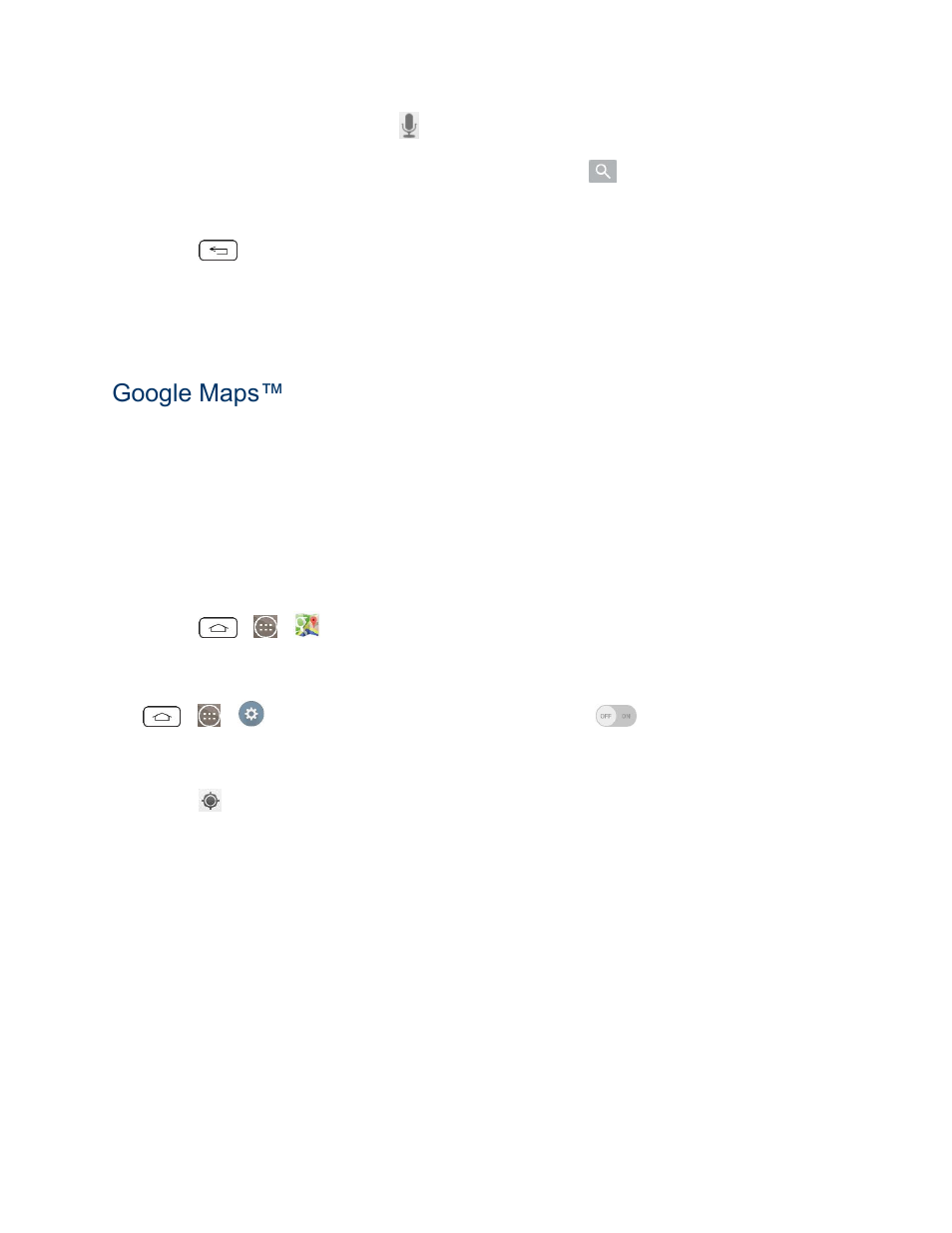 Gps navigation, Google maps | LG LGLS990 User Manual | Page 108 / 195