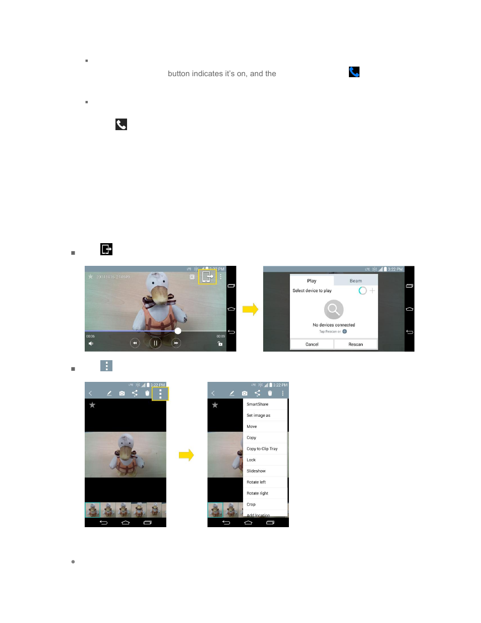 Smartshare, Enjoy content via a variety of devices | LG LGLS990 User Manual | Page 149 / 195