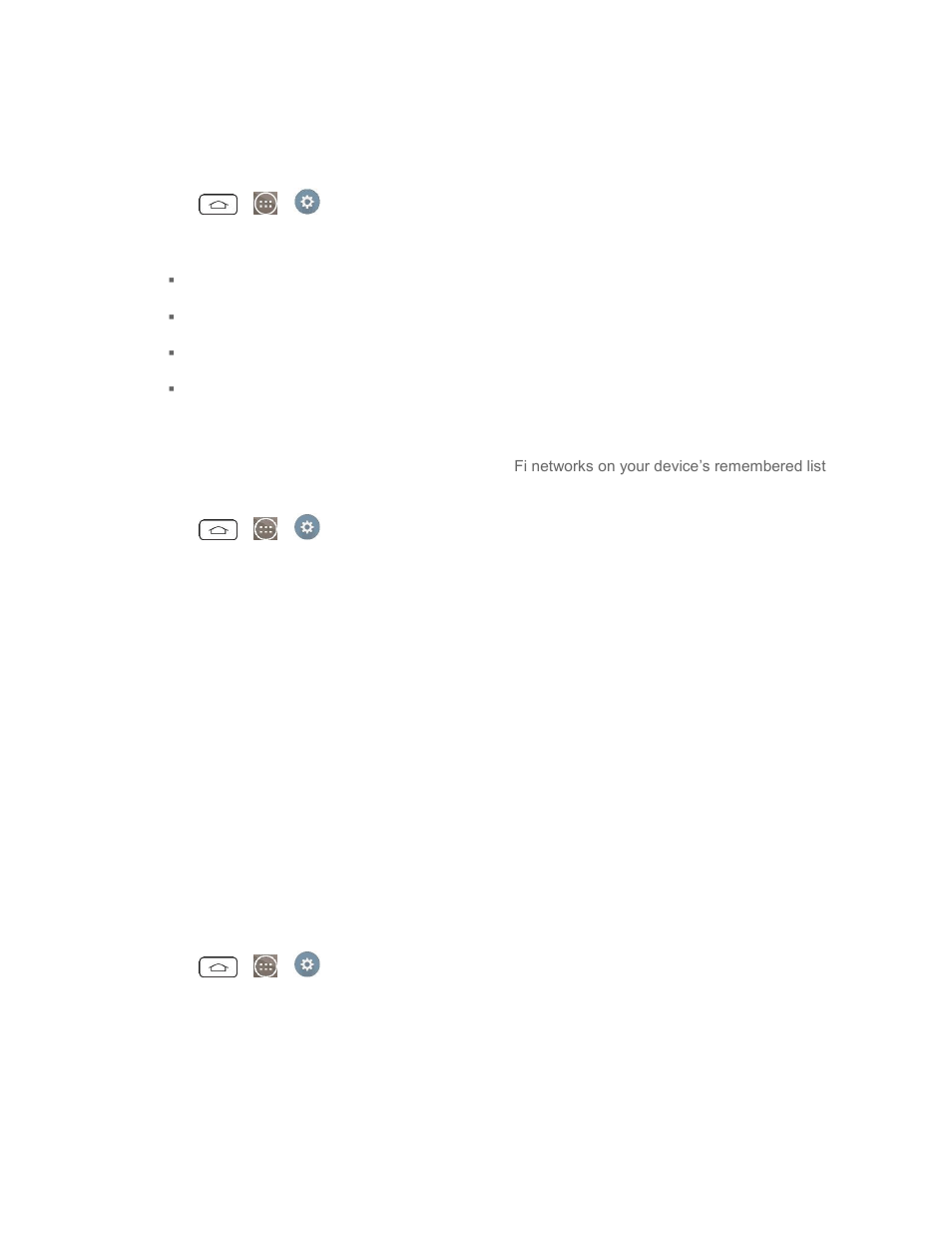 Vpn settings, Device settings, Sound settings | LG LGLS990 User Manual | Page 167 / 195