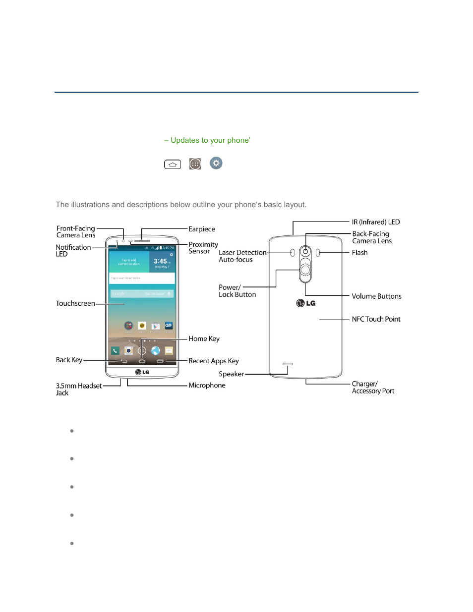 Phone basics, Your phone's layout | LG LGLS990 User Manual | Page 19 / 195