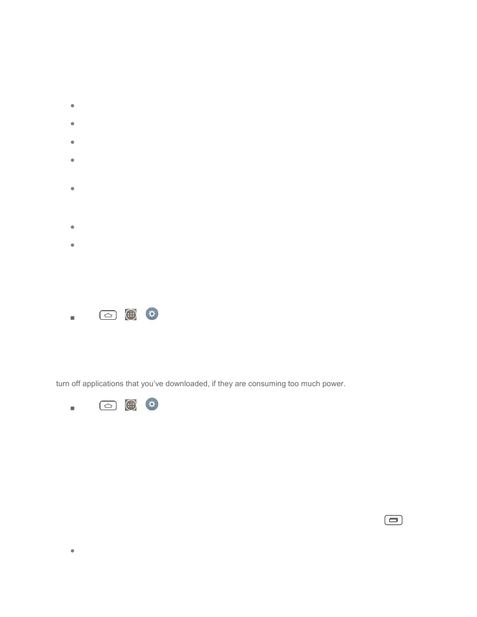 Extend your battery life, Phone function keys, Recent apps key | LG LGLS990 User Manual | Page 26 / 195