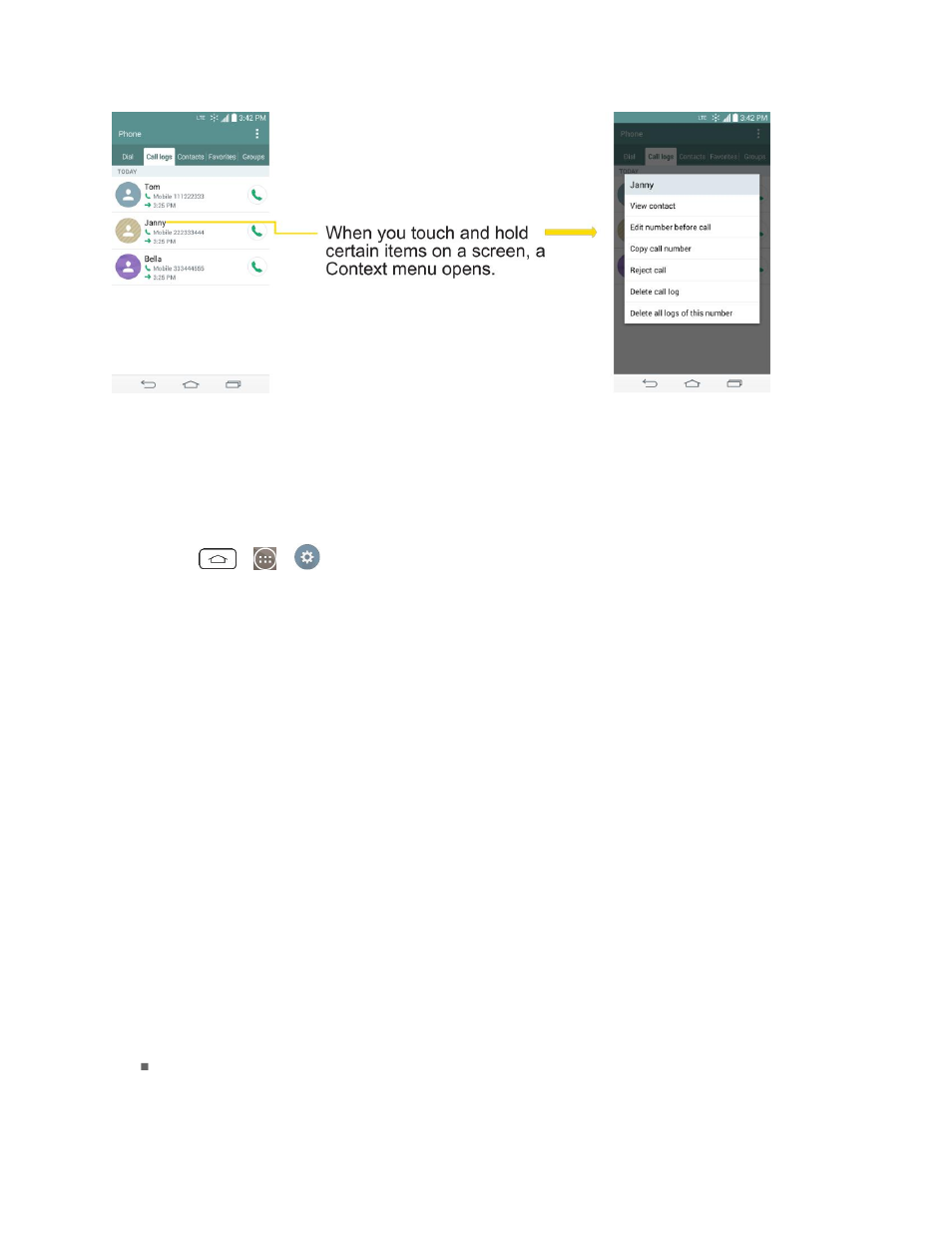 Notifications panel | LG LGLS990 User Manual | Page 28 / 195