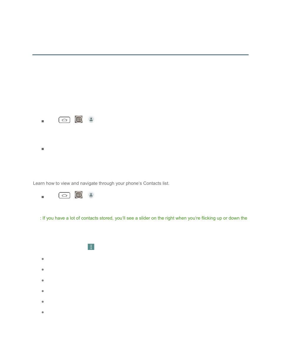 Contacts, Get started with contacts | LG LGLS990 User Manual | Page 72 / 195