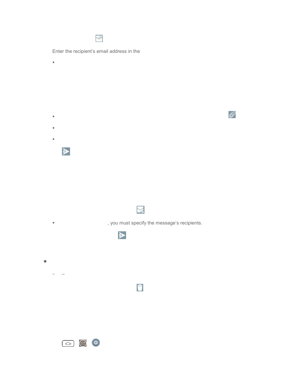 Reply to or delete an email message, Configure and sync corporate email settings | LG LGLS990 User Manual | Page 91 / 195