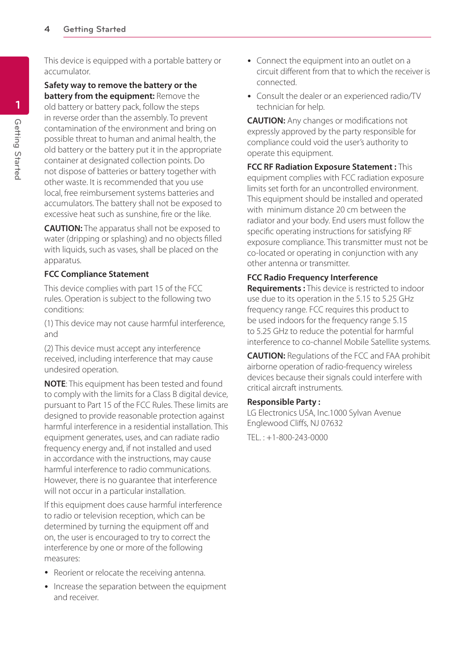 LG BD690 User Manual | Page 4 / 76