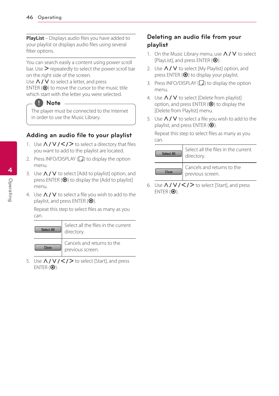 LG BD690 User Manual | Page 46 / 76