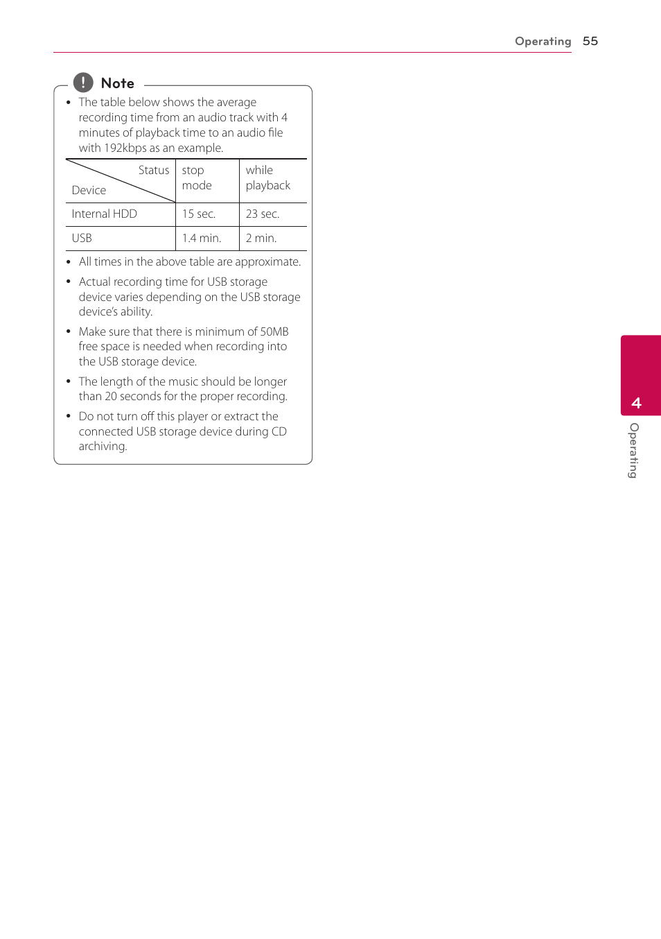 LG BD690 User Manual | Page 55 / 76