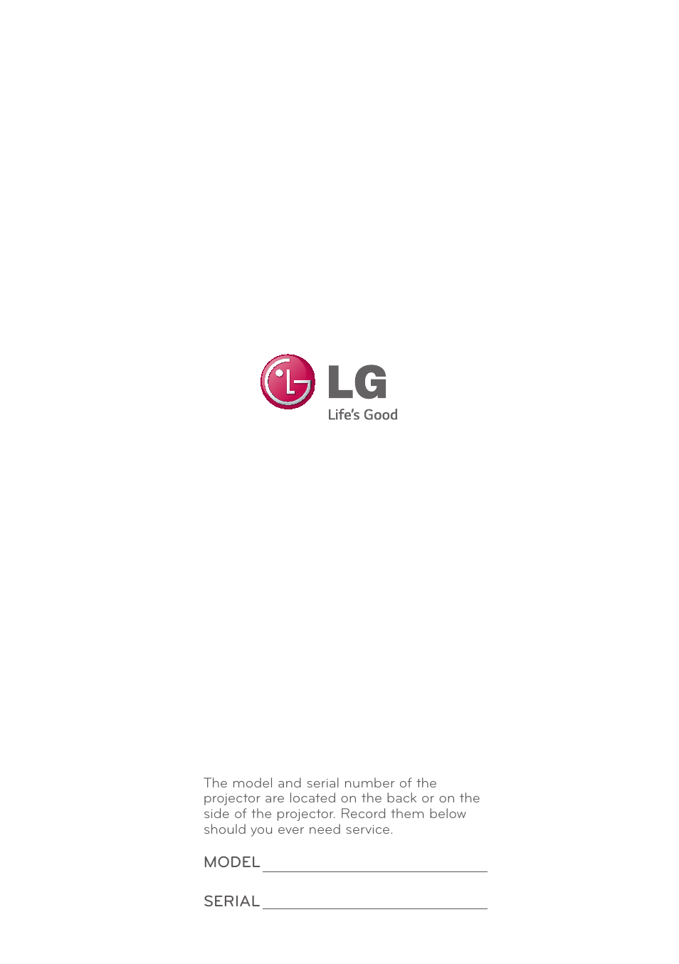 LG BG630 User Manual | Page 69 / 69