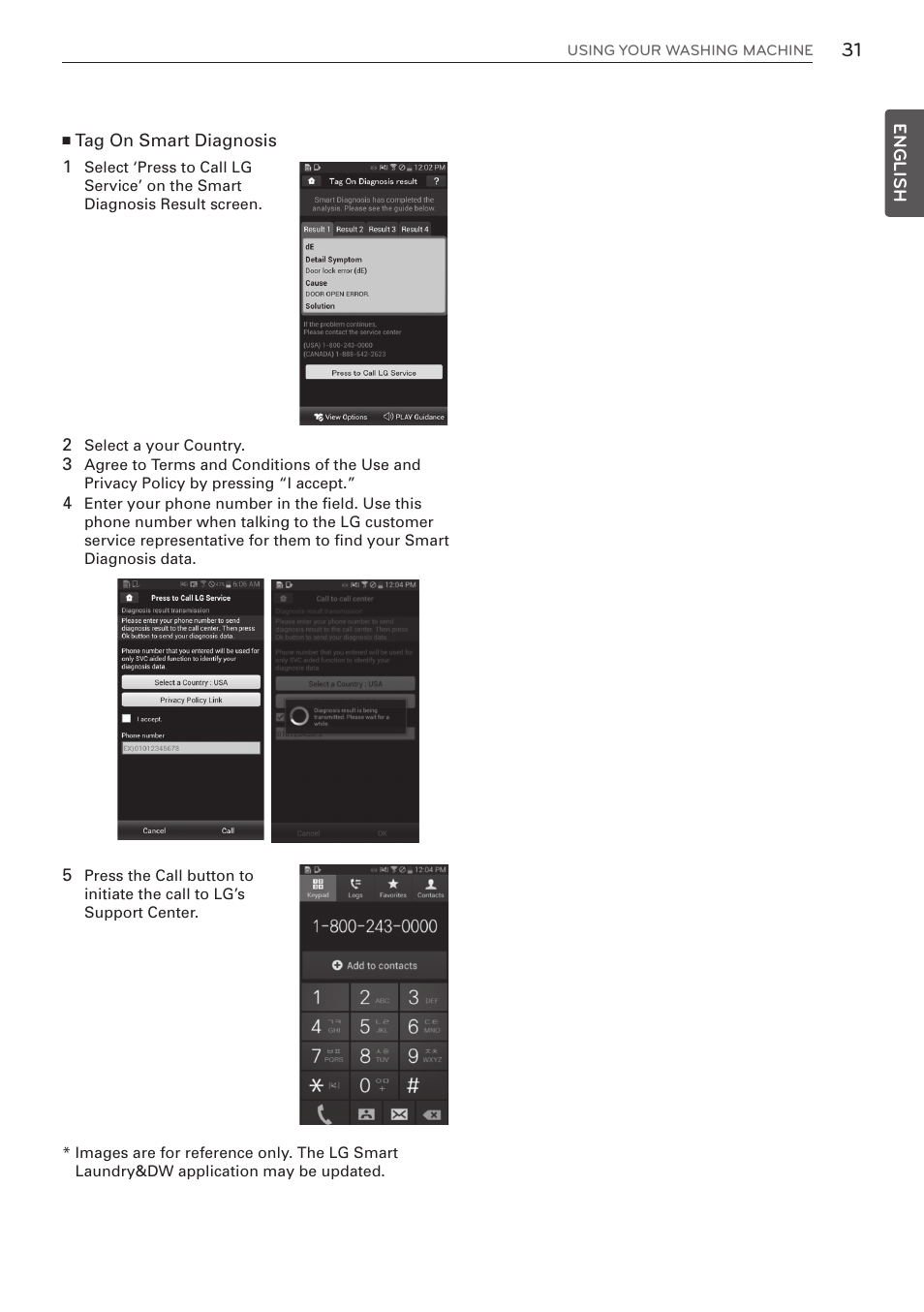LG WM3570HVA User Manual | Page 31 / 96