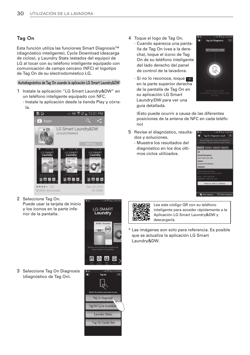 Tag on | LG WM3570HVA User Manual | Page 78 / 96