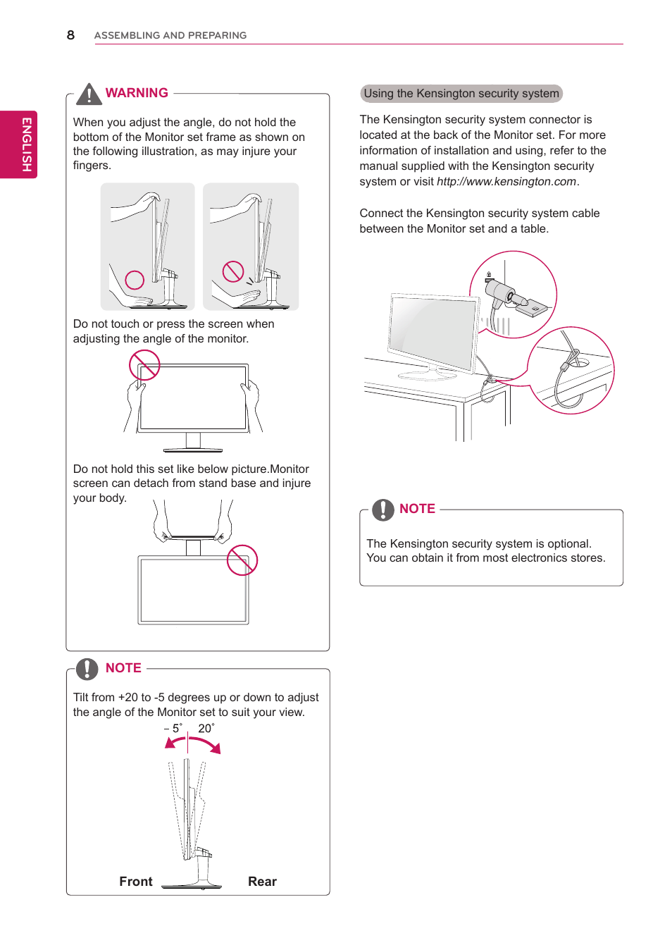 LG 27MP35HQ-B User Manual | Page 8 / 28