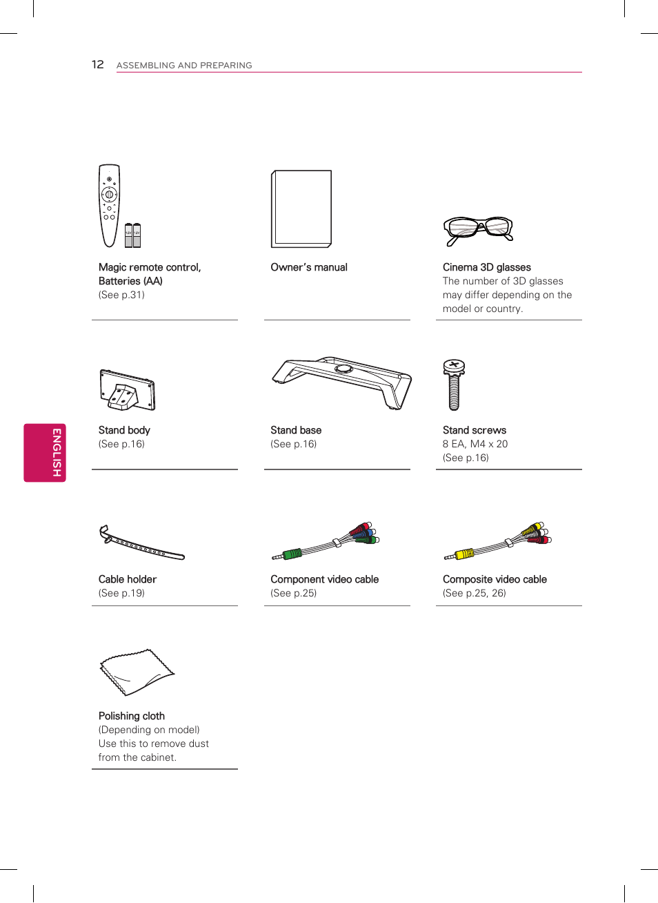 LG 47LM8600 User Manual | Page 12 / 44