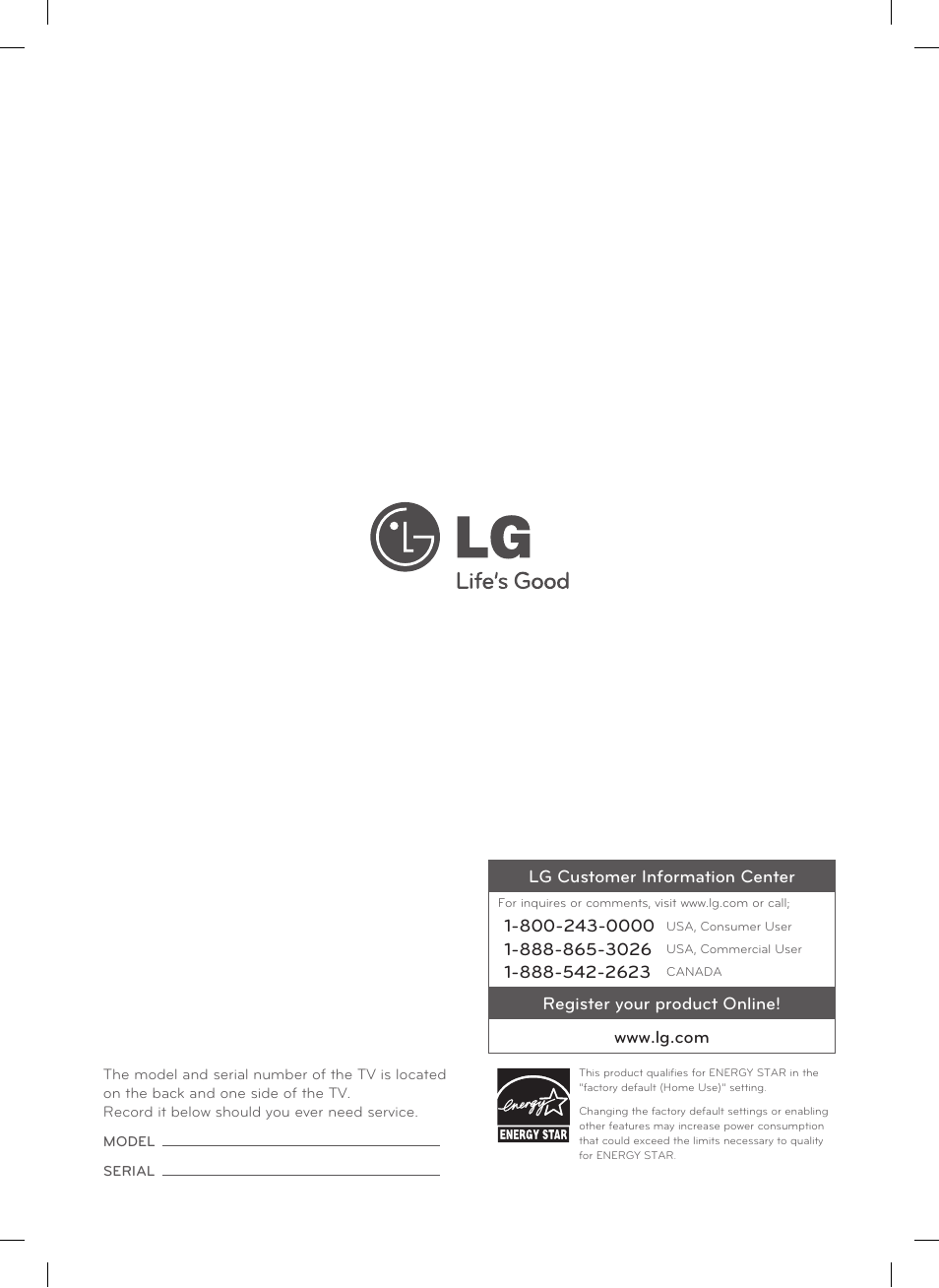 LG 47LM8600 User Manual | Page 44 / 44
