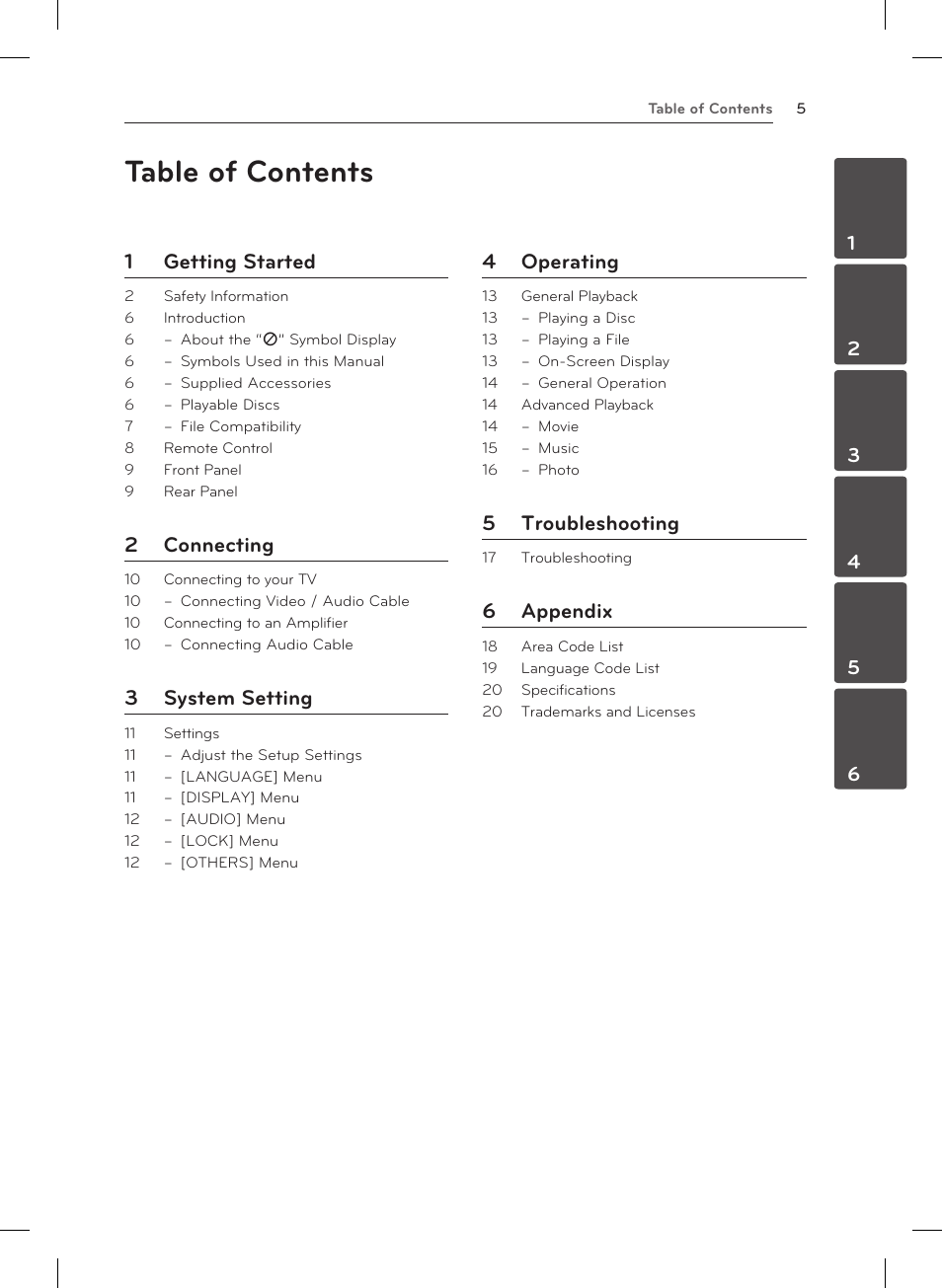 LG DP132 User Manual | Page 5 / 22