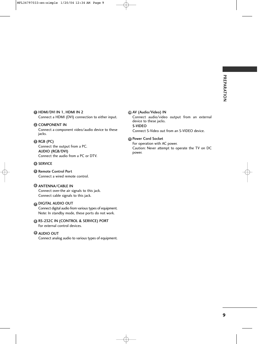 LG 32LG10 User Manual | Page 11 / 34