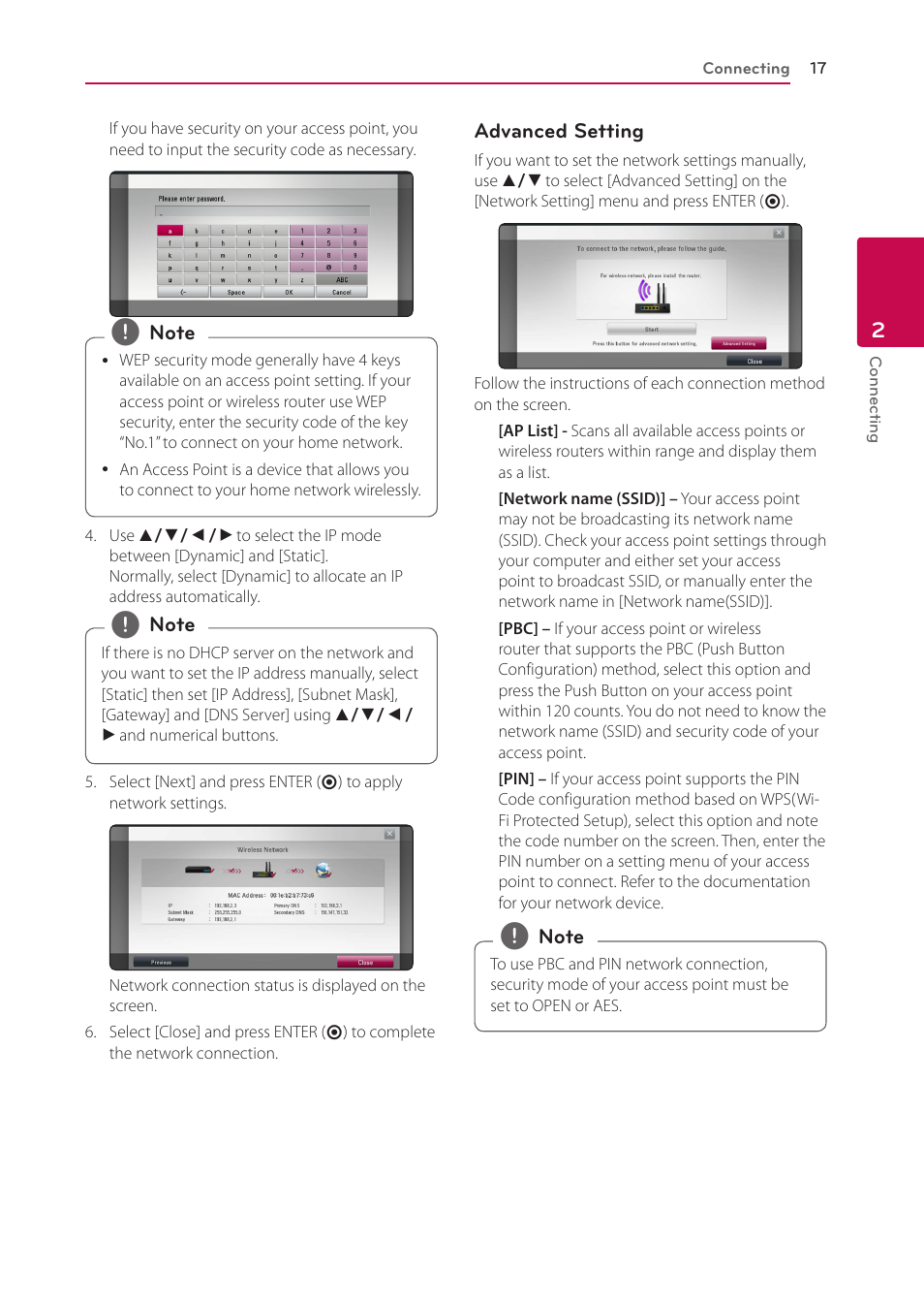 LG BP335W User Manual | Page 17 / 57