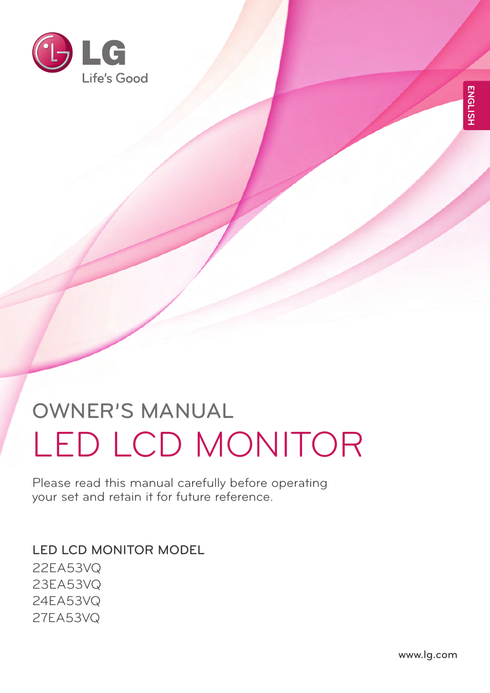 LG 27EA53VQ-P User Manual | 31 pages