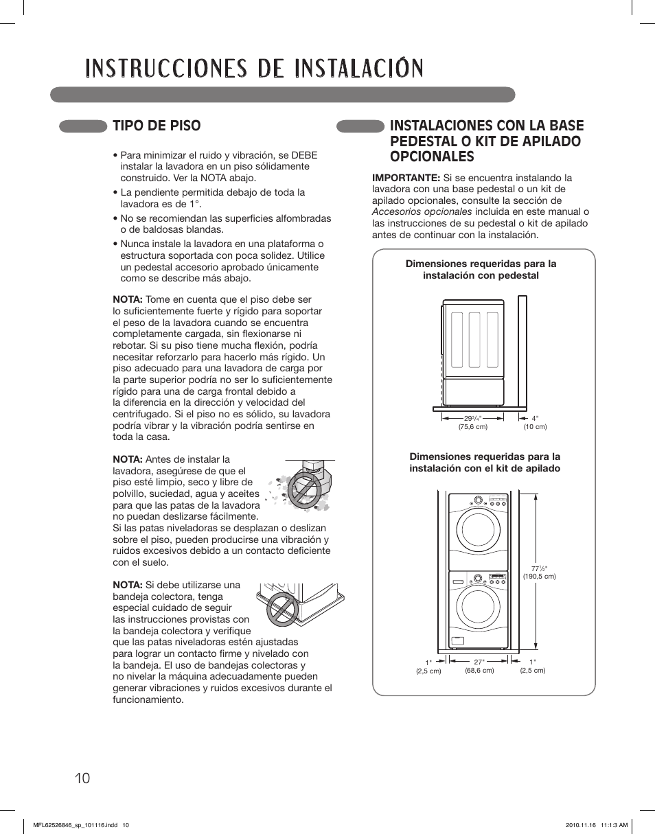 LG WM2350HSC User Manual | Page 46 / 108