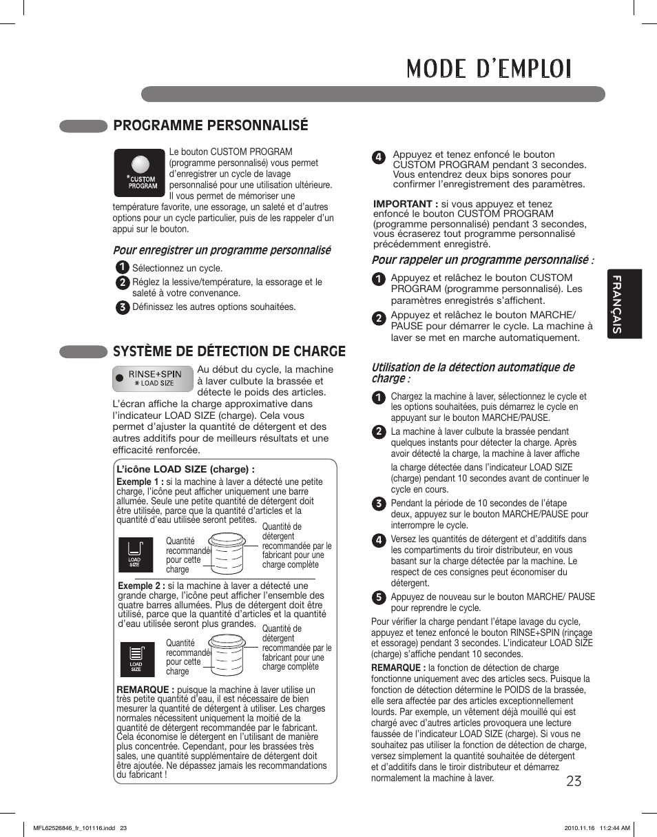LG WM2350HSC User Manual | Page 95 / 108