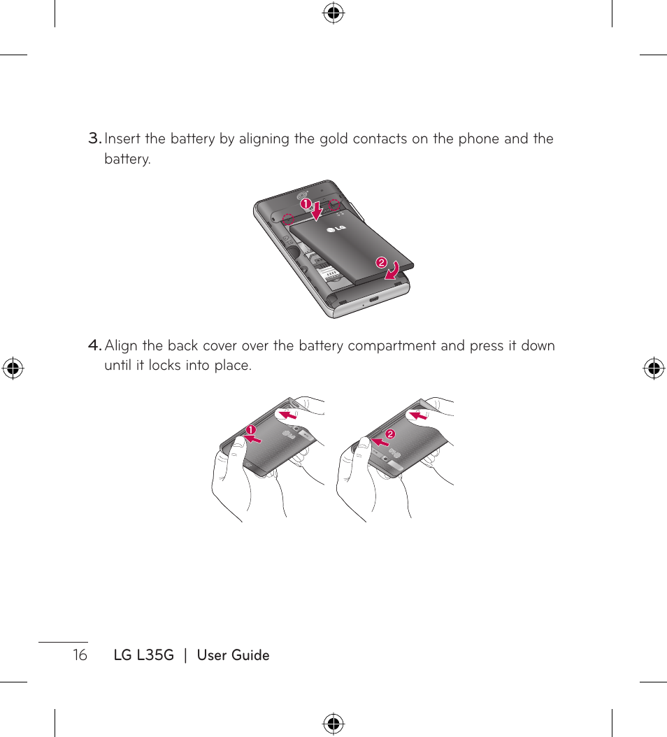 LG LGL35G User Manual | Page 18 / 186