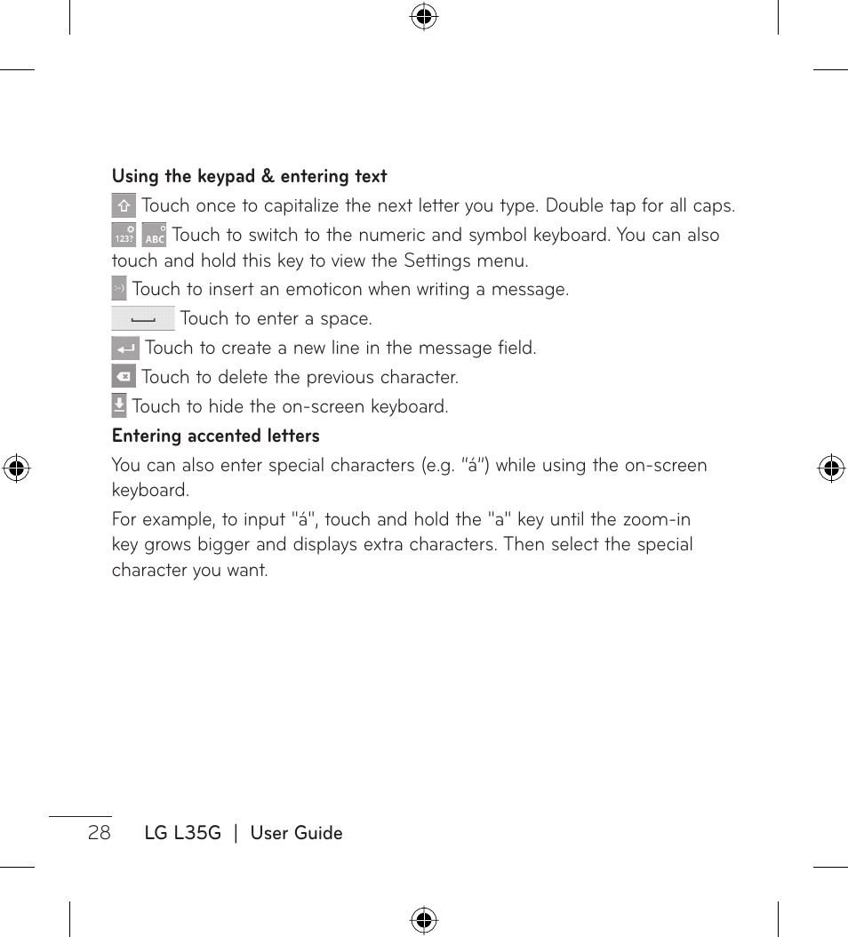 LG LGL35G User Manual | Page 30 / 186