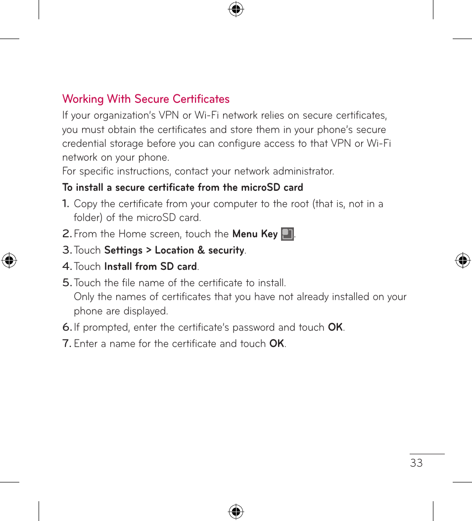 LG LGL35G User Manual | Page 35 / 186