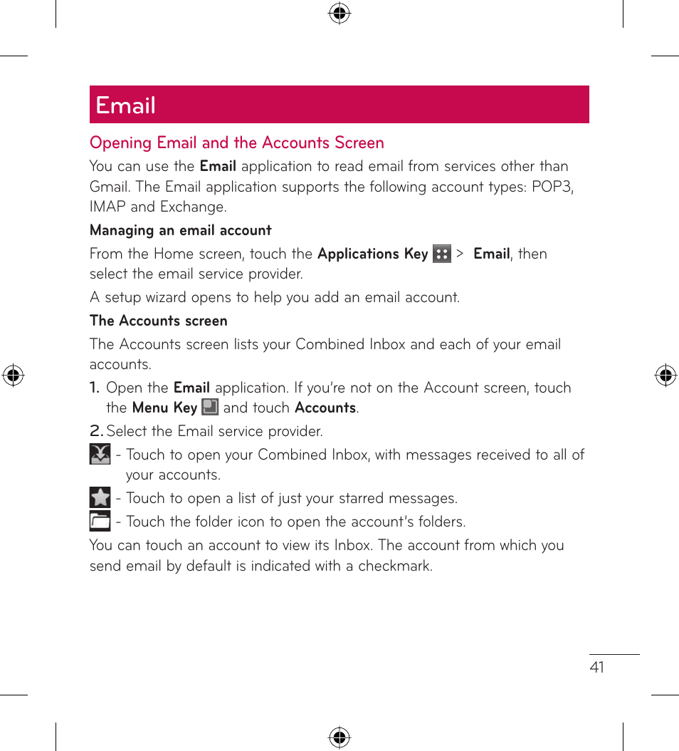 Email | LG LGL35G User Manual | Page 43 / 186