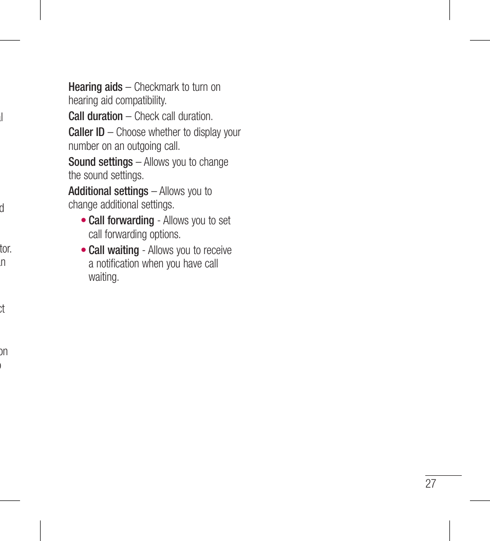 LG LGL40G User Manual | Page 29 / 146