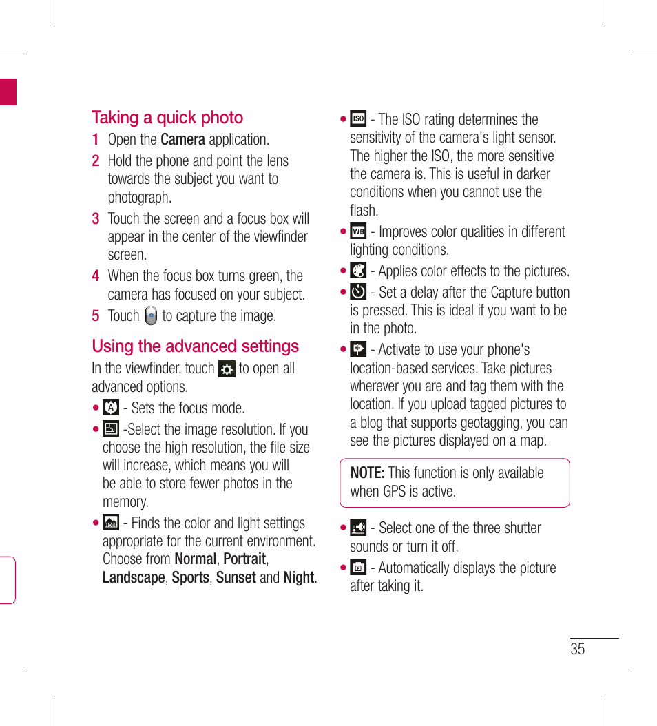 LG LGL40G User Manual | Page 37 / 146