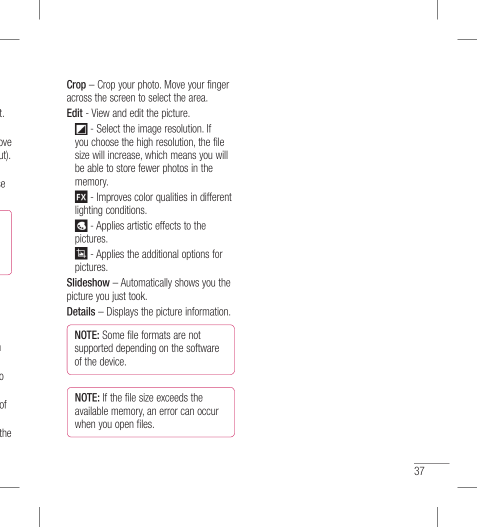 LG LGL40G User Manual | Page 39 / 146