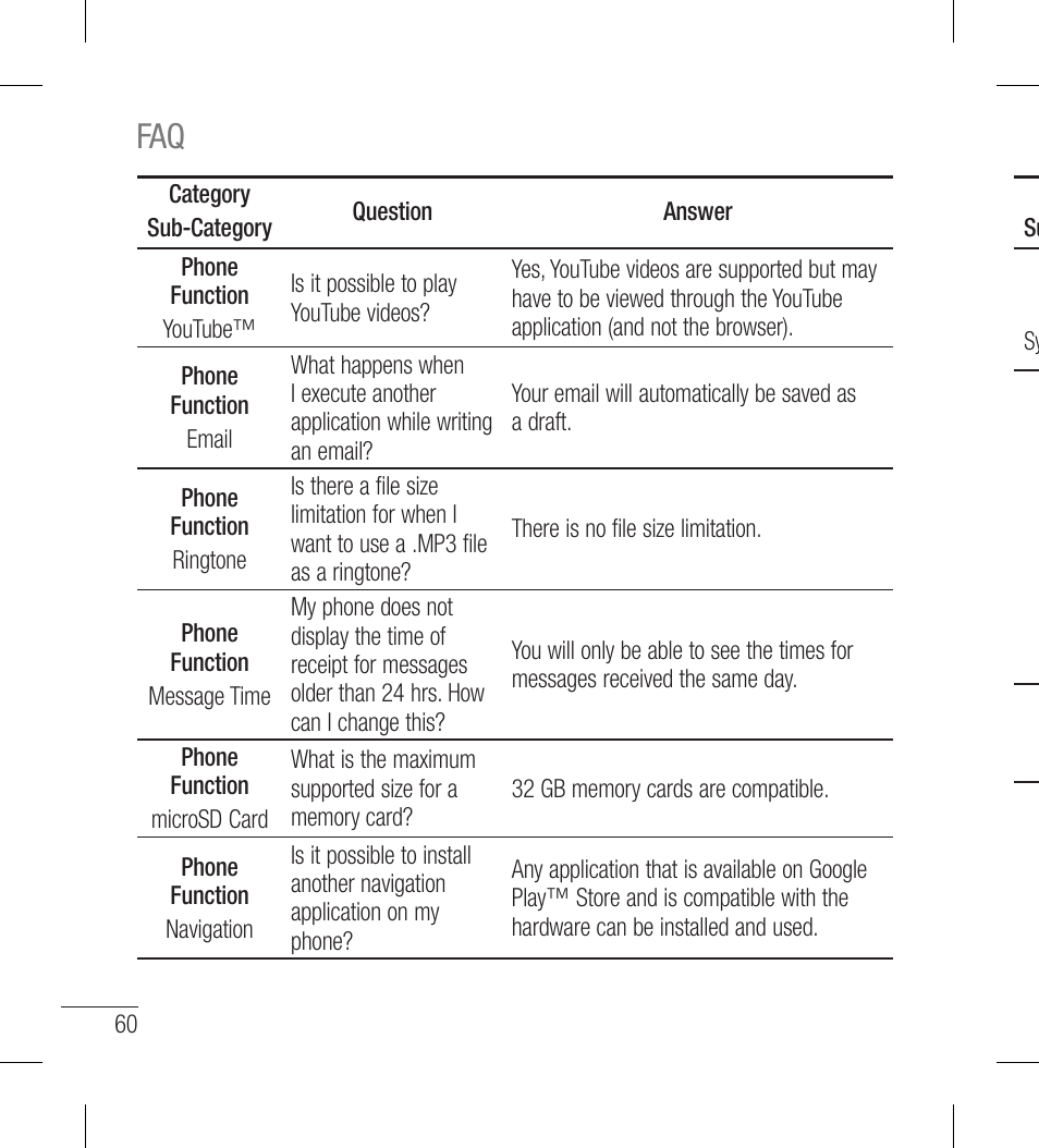 LG LGL40G User Manual | Page 62 / 146