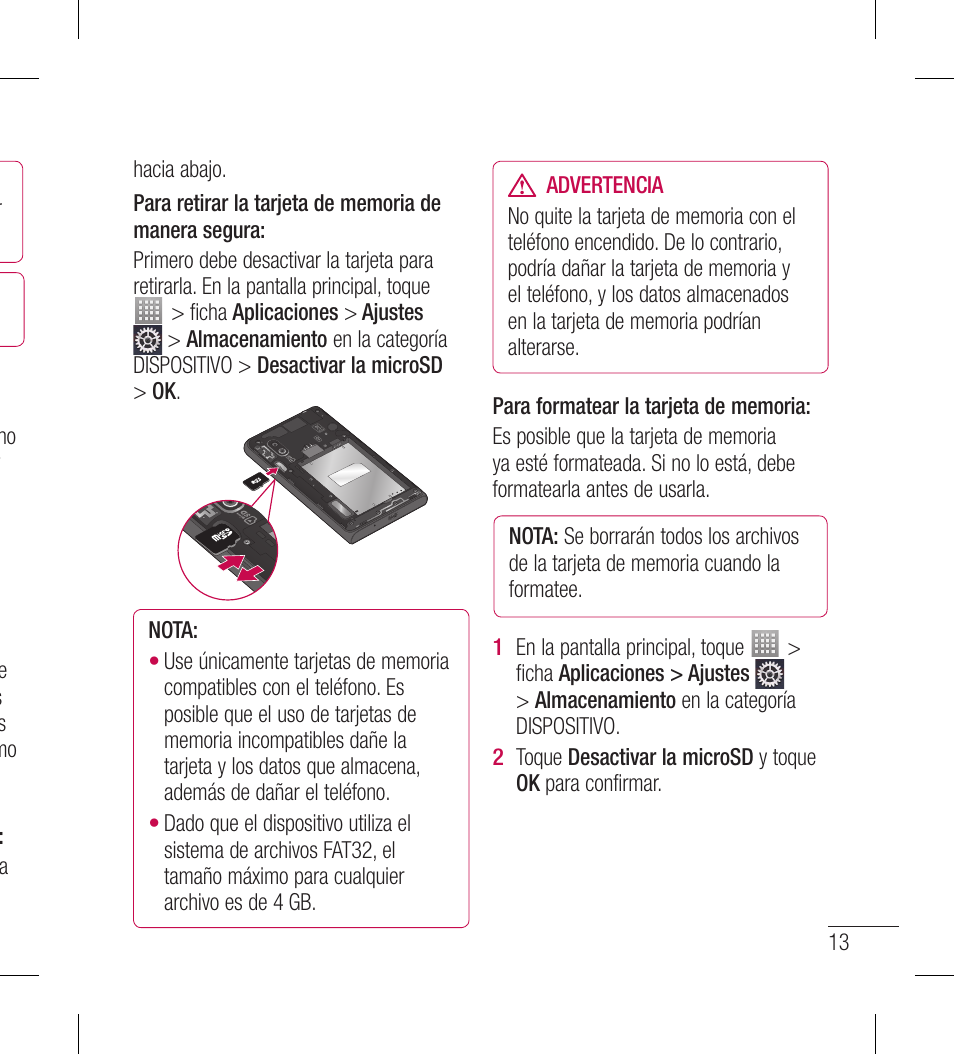 LG LGL40G User Manual | Page 85 / 146