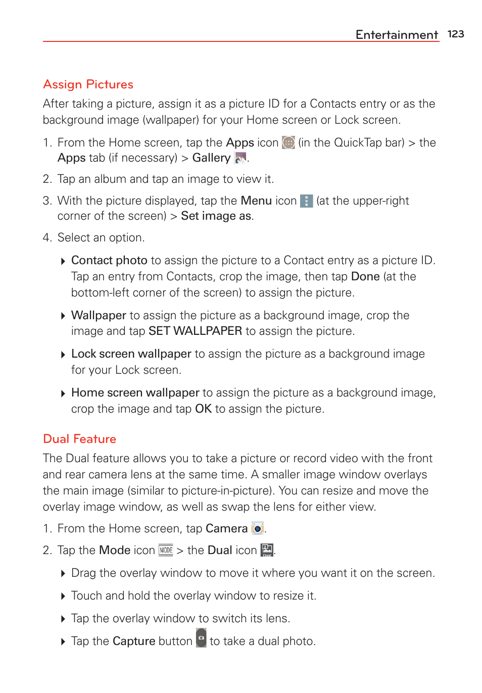 LG LGVS985 User Manual | Page 125 / 245