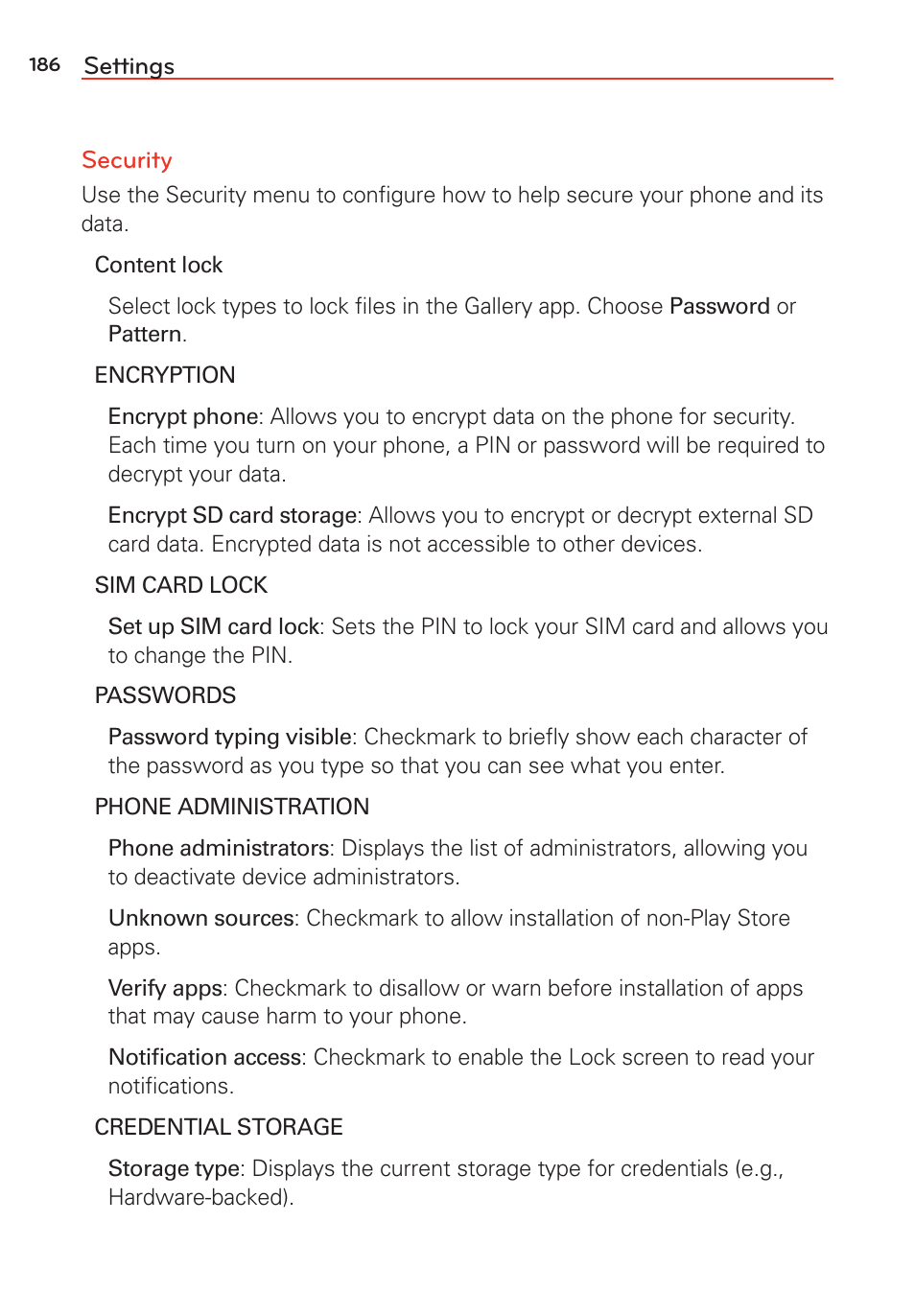 LG LGVS985 User Manual | Page 188 / 245