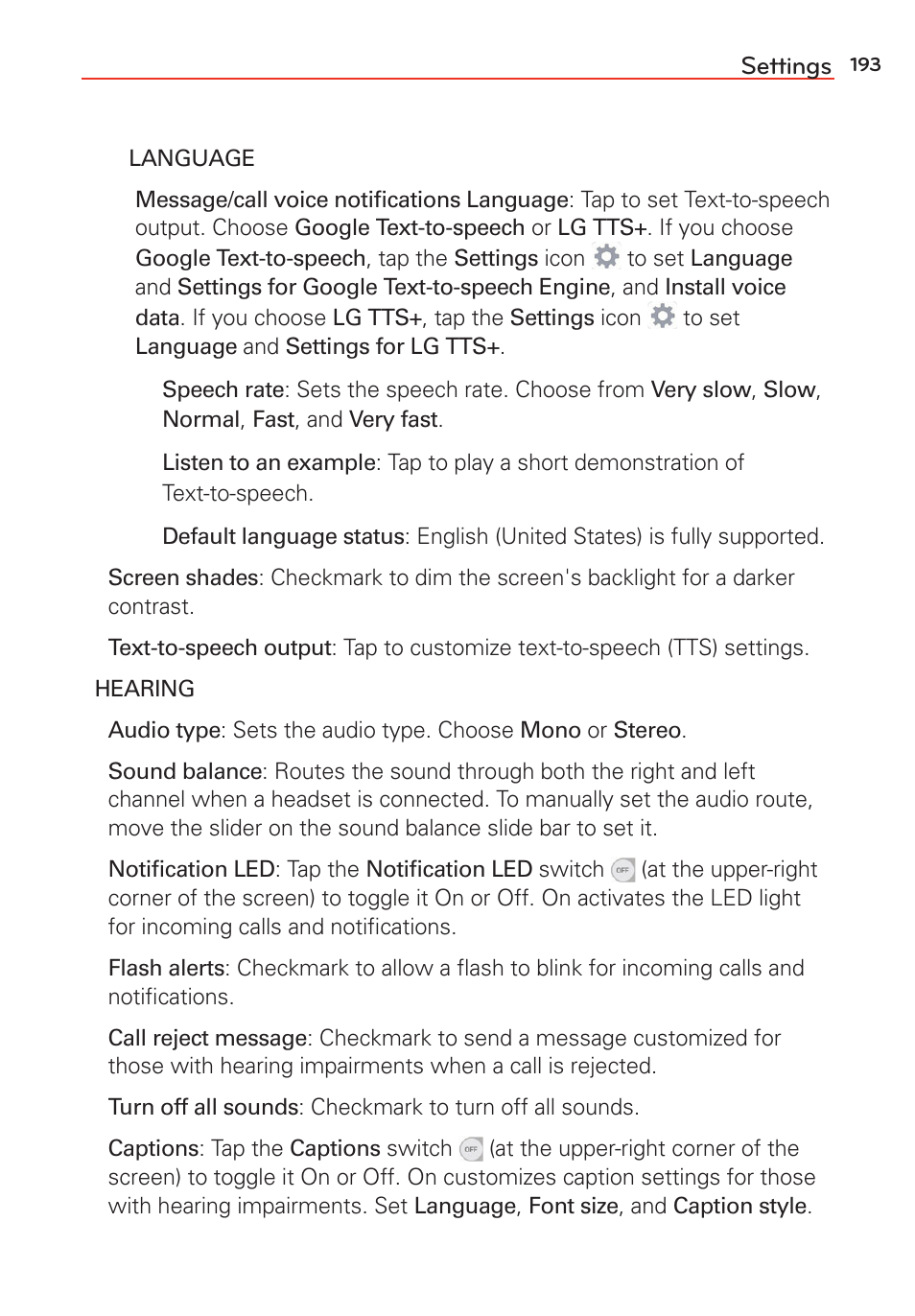LG LGVS985 User Manual | Page 195 / 245