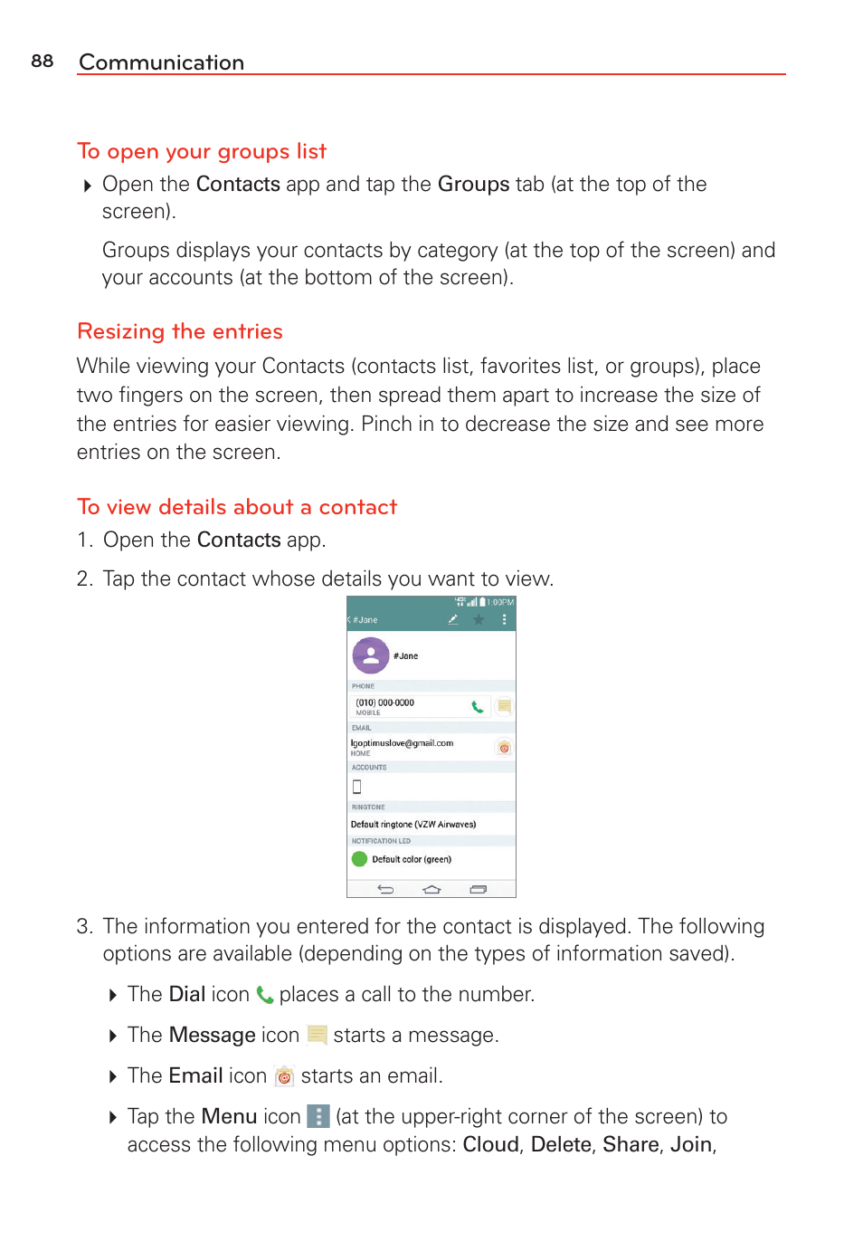 LG LGVS985 User Manual | Page 90 / 245