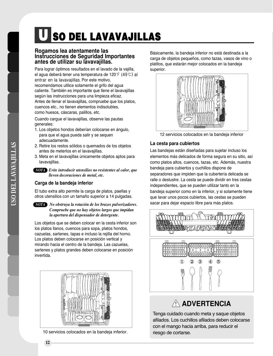 LG LDF8812ST User Manual | Page 36 / 48