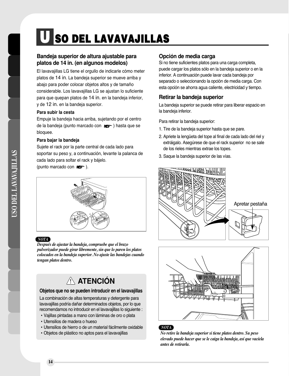 LG LDF8812ST User Manual | Page 38 / 48