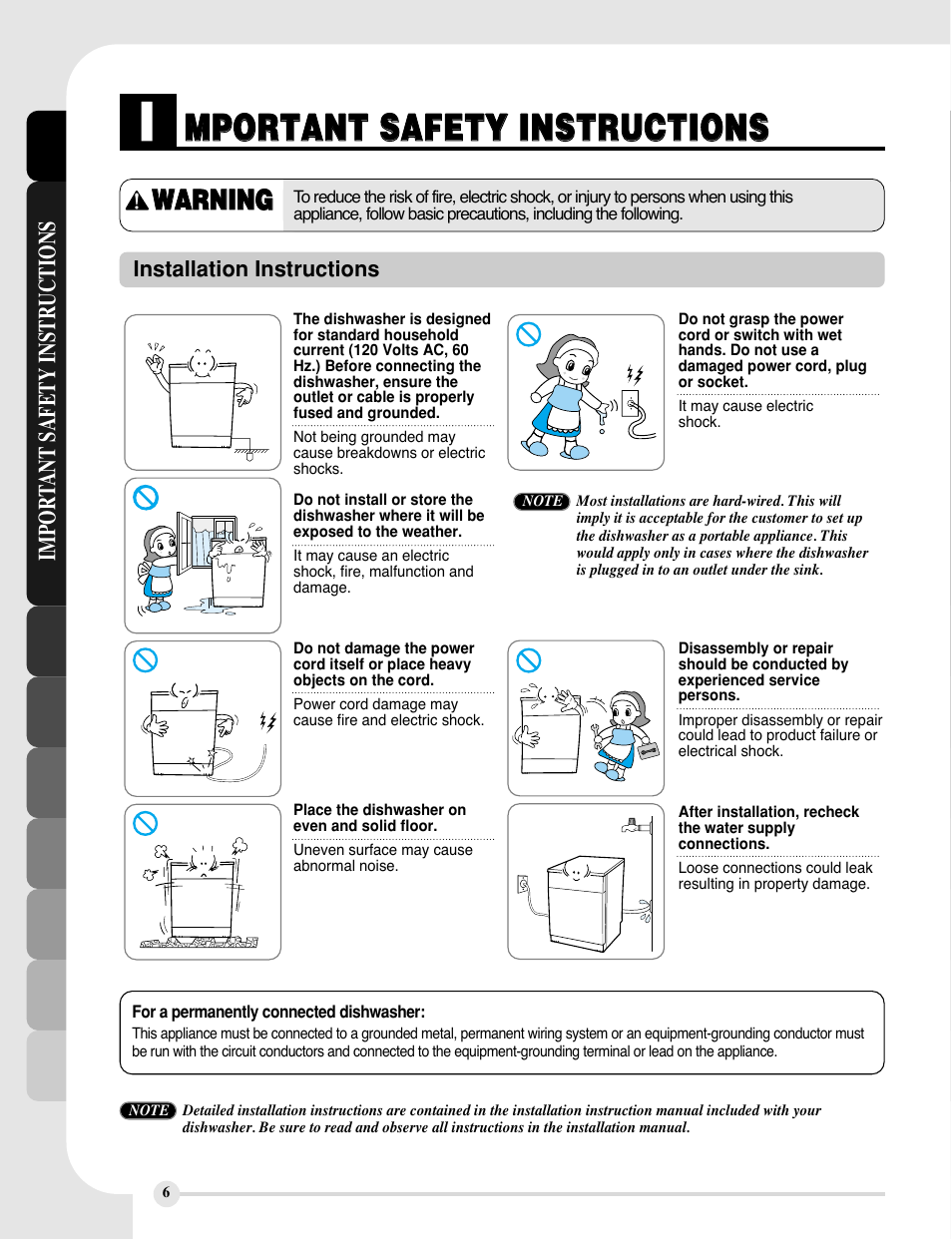 LG LDF8812ST User Manual | Page 6 / 48
