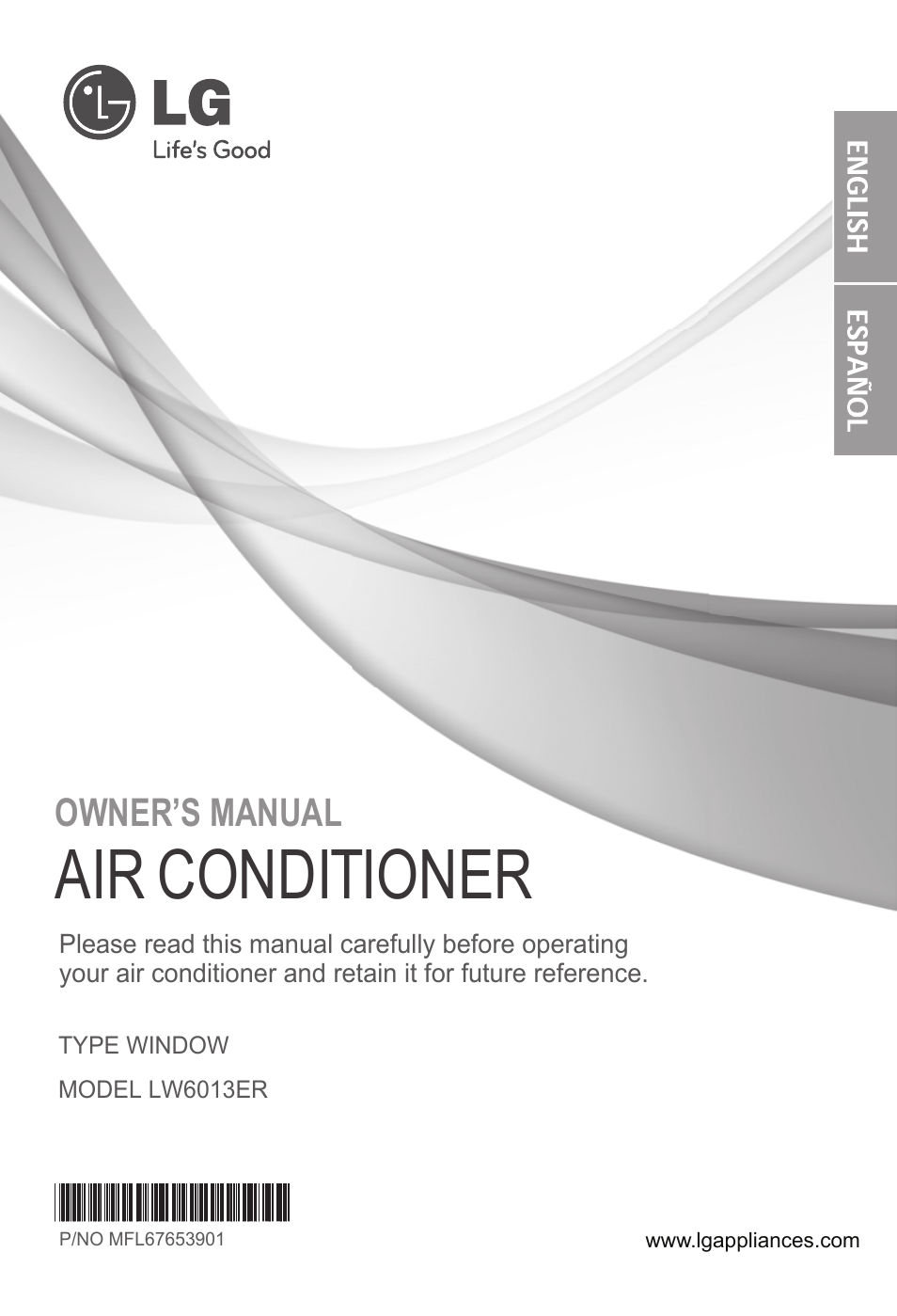 LG LW6013ER User Manual | 44 pages