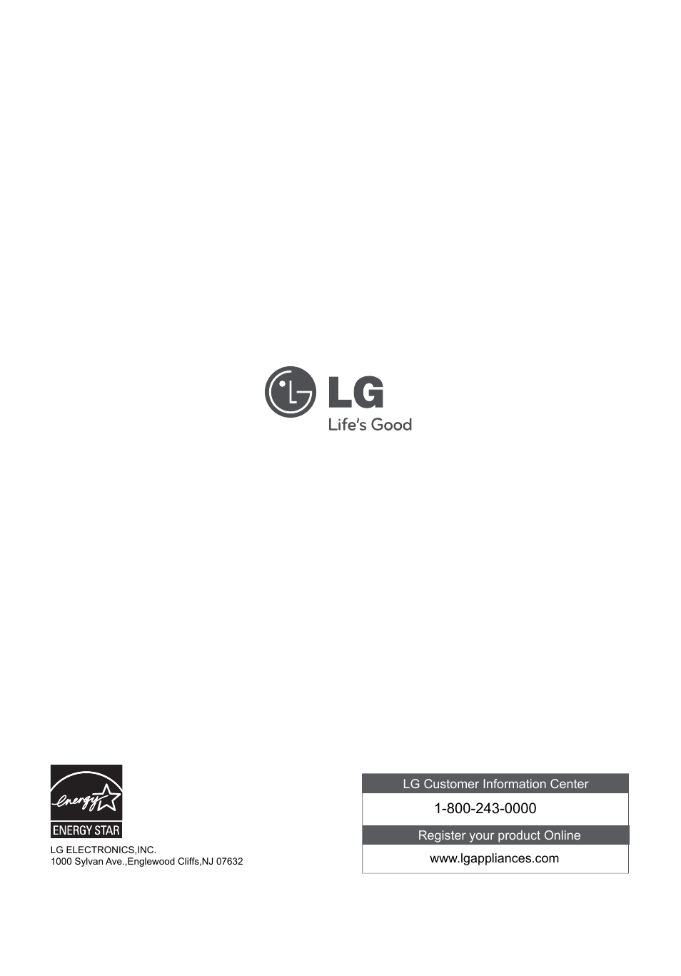 LG LW6013ER User Manual | Page 44 / 44