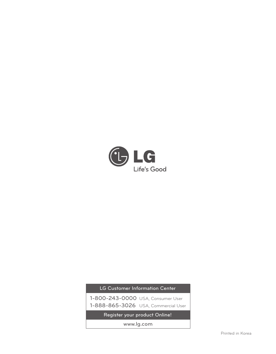LG LWD3010ST User Manual | Page 76 / 76